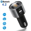 Bluetooth FM-sändare trådlöst i bil MP3-spelare V4.2 Kit Radio Modulator Dual USB-laddare Port