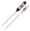 Digital Food Cooking Thermometer Probe Vlees Huishoudelijke Hold Functie Keuken LCD Meter Pen BBQ Grill Candy Steak Milk Water 4 Knoppen2021