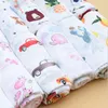 Infantile Respirant Couverture Citron Fruits Animaux Serviettes INS Bébé Swaddle Doux Serviette De Bain Wrap Salle De Bains Robes LSK1512