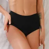 Clássico Mulheres Underwear Fugas à prova de vazamento Calcinha menstrual Respirável Respirável Absorvete Absorvete Impermeável Período Underpanty Lingerie LJ200822