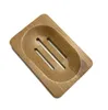 2022 new Natural Bamboo Soap Dish Holder Rack 3 Styles