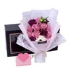 Jabón rosa ramo regalo conservado jabón eterno rojo púrpura azul rosa caja de regalo navidad boda día de san valentín decoración para el hogar ffb3886
