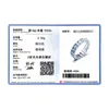 Модиан 100% стерлингового серебра 925 пробы классическое овальное сверкающее кольцо на палец для женщин Роскошные AAAAA CZ Свадебные ювелирные изделия для помолвки 220216