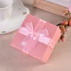 Gift Jewelry Caixa para colar Brincos Brincos Ring Paper Caixas de Embalagem de Jóias Organizador Armazenador Ribbon Bow Bowing Boxing Boxes Recipiente