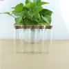 24pcs/lot 30*100mm 50ml Cork Stopper Glass Bottle Spicy Storage Container Jars Vials DIY Crafthigh qualtity