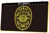 LD5473 Officier Golden West College Panneau lumineux de sécurité publique Gravure 3D LED Vente en gros et au détail