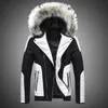 Hommes Veste Automne Hiver Veste À Capuche Veste En Fausse Fourrure Parka Hommes Faux Cuir Couture Style Biker Moto Outwear Vestes 201114