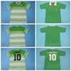 Nationalmannschaft Retro Bolivien 10 ETCHEVERRY Fußballtrikots 1994 1995 Vintage Klassische Farbe Grün Weiß Fußballtrikot-Kits Uniform für Sportfans Benutzerdefinierte Namensnummer