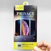 Per Iphone 11 12 pro xr xs max 8/7/6 plus privacy Proteggi schermo in vetro temperato LCD Anti-Spy Film Screen Guard Cover Shield copertura completa