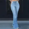 jeans inferiori campana