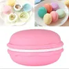 Mini sieraden opslagcase macaroon ronde vaste kleur cadeaubak ketting oorbellen ring mode make -up organisator accessoire 0 51ct g2