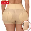 CXZD Booty Hip Enhancer Invisible Lift Butt Lifter Shaper Padding Panty Push Up Bottom Boyshorts Sexiga Shapewear Panties 220307