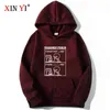Xinyi mode märke män hoodies rolig utskrift programmerare problem blandad bomull vår höst male hip hop toppar man hoodies topp g1229