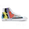 Mężczyźni Kobiety Blazer Mid 77 Casual Canvas Off Buty Designer White Trainer Niski dla damskiej męskiej Blazer Vintage Lron Grey All Hallows Eve Voodoo Black Blue Gold Navy Sneakers