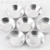 Silberne Eier-Törtchen-Formen, Backform aus Aluminiumlegierung, wiederholbare Eier-Backform, Mini-hausgemachte Kuchen-Quiche-Backform, Kekse, Puddingform