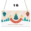 La dernière taille 10x20cm, ornements de Noël, 20 styles de décorations d'arbres de Noël et de produits en bois suspendus, livraison gratuite