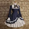 Casual Dresses Gothic Dress Lolita Vintage Ruffle Lace Cute Long Sleeve Party Evening Halloween Young Girl Cosplay Costume Fashion