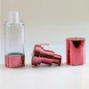 15ml 30ml Makeup Tom kosmetisk behållare Airless Pump Plastflaskor Lotion Vätska Refillerbar för att resa 10PCSpls Order