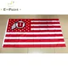 NCAA Utah Utes Flag 3*5ft (90cm*150cm) Polyester flags Banner decoration flying home & garden flagg Festive gifts