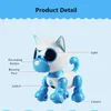 Mini chien robot avec yeux LED intelligent parlant marche chiot électronique animaux de compagnie jouet de dessin animé interaction animaux machine enfants jouets 28920561