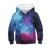 Space Galaxy 3D Print Kids Sweat à capuche Fashion Fashion Sweat à manches longues Sweat à capuche pour garçons Sport pour enfants pour enfants Tops Y28503563