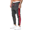 Jogger da uomo Basic Side Stripe Joggers Maschile Running Fleece 8 colori disponibili Pantaloni skinny da uomo LJ201104