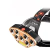 LEDヘッドランプ7 * XPE 1 * COBグレア充電ヘッドライトナイト釣りライトUSB電球Q5ヘッド懐中電灯トーチランプLitwod DCポートZ30