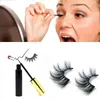 Fake Eyelashes Dropshipping Magnetic Eyelash 3PCs Eyeliner False Es Pincezer Varaktig handgjord förlängning 220226