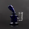 Hookahs szklane platformy Dab 14 mm żeńska zlewka bong rura mała recykling pyrex bongs palenie akcesoria