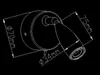 Topoch-LED-Bett-Kopfteil Leselampe mit Ein-Aus-Schalter Chrom-Finish 3watt Schmaler Strahl Richtungskopf eingebautes Fahrer für Zimmer RV Boot