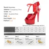 Sandals Brand Women's Shoes 2021 Pole Dance Gladiato 13CM High Heels Big Size 43 Ladies Thick Bottom Stripper Shoes11