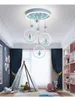 Children Paper Crane Led Ring Luminous Base Pendant Lights For Kids Bedroom Living Room Lamp Creative Home Deco Lighting Fixture