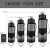 ZORRI Sport Bouteilles d'eau Sans BPA Tritan Flask Gym anti-chute Étanche 500 ml / 1000 ml CE / EU Drinkware shaker YOGA Drink Bottle 201221