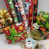 Julförpackning Papper Santa Klausul Utskriftspaket Papper Hantverk Papper Presentförpackning Dekorativ Xmas Party Packing Gift Decoratin LSK1663
