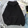 Dicke Lamm Wolle Hoodie Sweatshirt Frau Buchstaben Casual Lose Lange-Ärmeln Pullover Koreanische Version Warm Halten 2020 Winter Kleidung