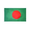 Bangladesh vlag hoge kwaliteit 3x5 ft 90x150 cm vlaggen festival party cadeau 100D polyester indoor outdoor afgedrukte vlaggen banners