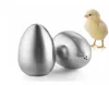 Kitchen Tool Egg Shape Seasoning Pot Stainless Steel Jar Salt And Pepper Shakers Portable Barbecue Picnic Tools SN6161