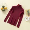 Pullover Rollkragenpullover Frauen Solide Basic Slim Casual Tops Strickwaren Herbst Winter Kleidung Frauen Jumper Pullover Pull Femme 201221