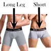 Lange Boxer Männer Boxershorts Unterwäsche atmungsaktive männliche Männer Unterwäsche Boxer Homme Boxershorts Höschen Unterhose Mann für weiche 201023