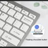 Ensemble clavier et souris Bluetooth avec touches multimédia, souris sans fil Bluetooth, clavier Silm Combo pour Windows Android Mac