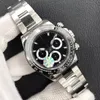 탑 크로노그래프 스포츠 남성 시계 팬더 블랙 화이트 자동 다이얼 40mm 남성 ETA7750 자동 크로노그래프 116508 116500ln 크로노그래프 시계