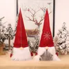 Árvore de Natal Topper Pelúcia Sueco Tomte Gnome Santa Ornamento Casa Decorações de Férias Decoração de Festa 25 Polegada JK2010XB