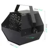 Nuovo design 25W AC110V Mini Bubble Machine facile da trasportare Stage Lighting per Wedding / Bar / Stage Black Bubble Machines