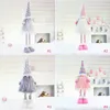 Gnomes Intrekbare Faceless Doll Christmas Decoration Creative Window Xmas Decoration Supplies XD24131