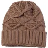 Dome Warm Knitted hat autumn winter Stretch Beanie Skull Cap for Women Men ear cap Fashion