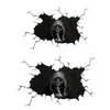 Halloween Skull Sticker Auto Achterruit Horror Silent Sfeer Decals Auto Venster Home Wall Festival Decoratie Stickers