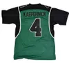 Custom Colin Kaepernick 4# High School Football Jersey Embroidery Stitched Green Any Name Number Size S-4XL Jerseys Top Quality