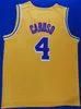 Men Edition tjänade City Basketball Davis Jersey 3 Kyle Kuzma ed Yellow Purple White Black Blue