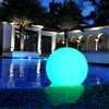 Impermeable LED piscina bola flotante lámpara RGB interior al aire libre hogar jardín KTV Bar boda fiesta decorativa iluminación de vacaciones 201204