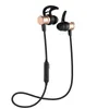 wireless earphone bluetooth 4.1 sports earphone magnetic head in-ear supper bass music headset neckband headphone with retail package